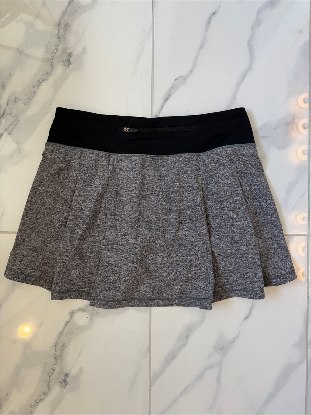 Lululemon Pace Rival 13" Heather Lux Multi Black Skort Tennis Skirt Women’s 4 - Picture 2 of 13